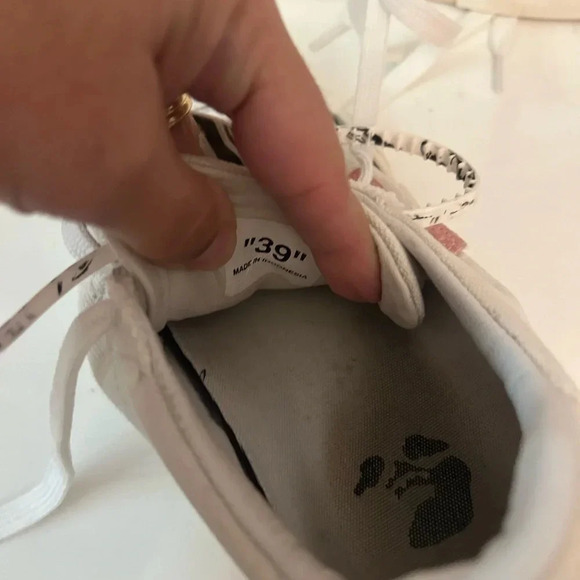 OFF-WHITE Low Vulcanized Eco Canvas White pink - Picture 4 of 8